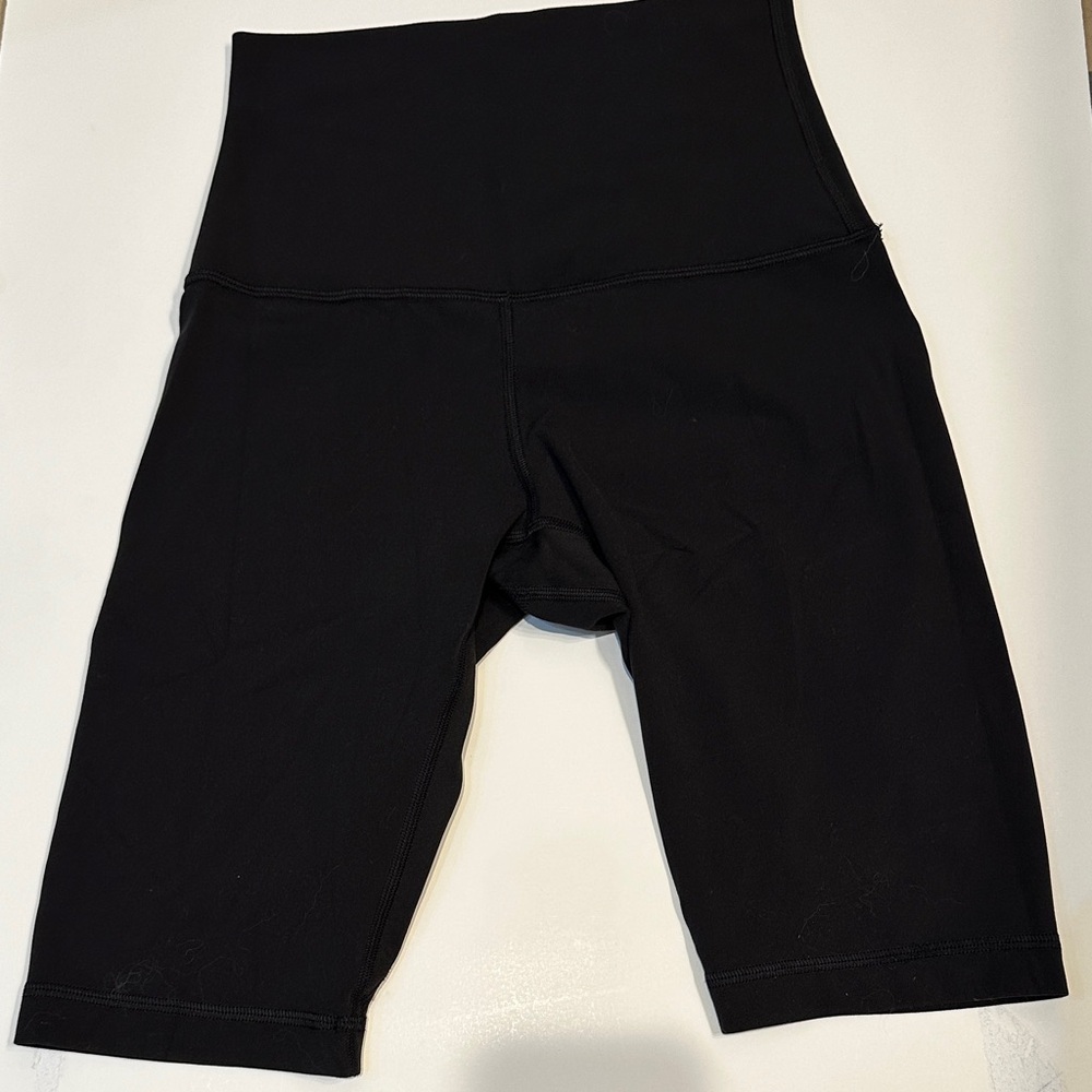 Women's Black High-Waisted biker Shorts
